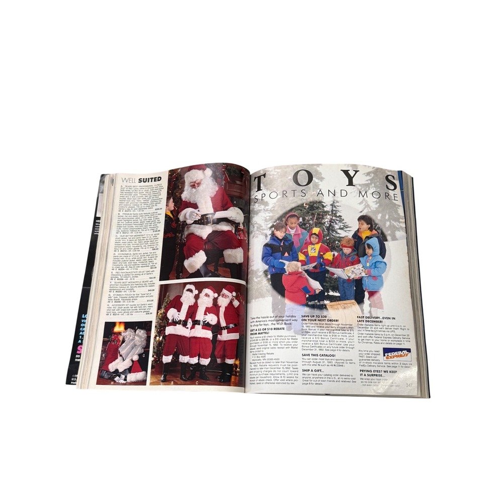 Vintage 1992 Sears Great American Wish Book Christmas Holiday Toy Catalog - Picture 9 of 13